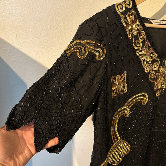 VTG  1980’s 100% Silk Laurence Kazar New York - Picture 6 of 17